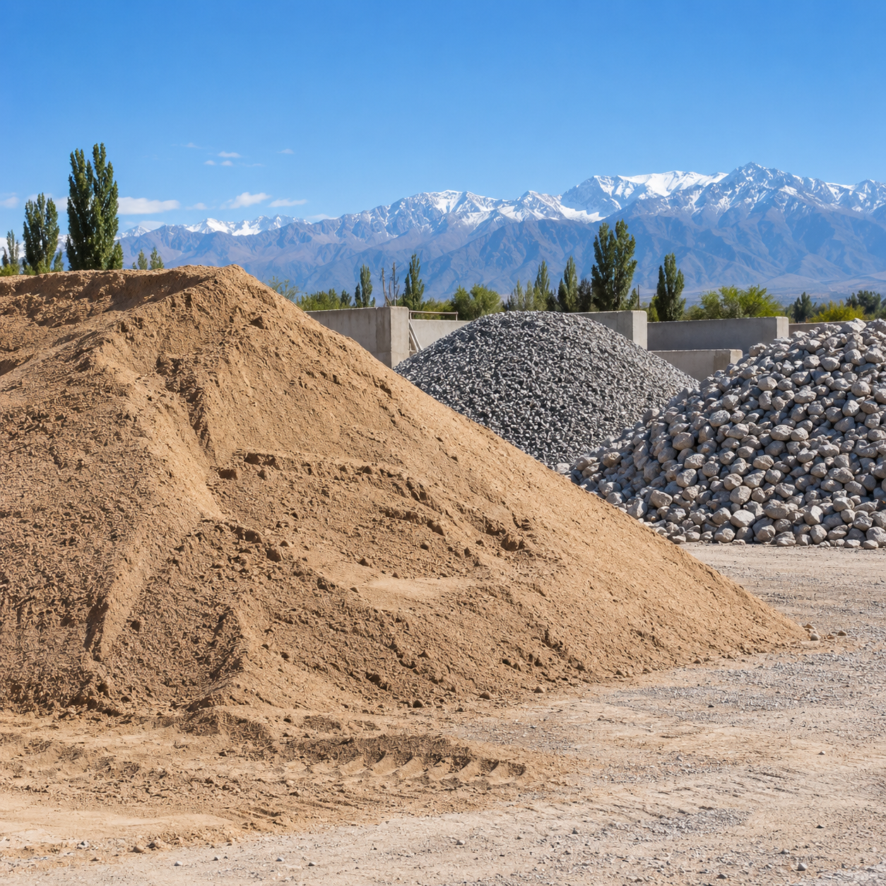 Áridos y materiales a granel en Mendoza